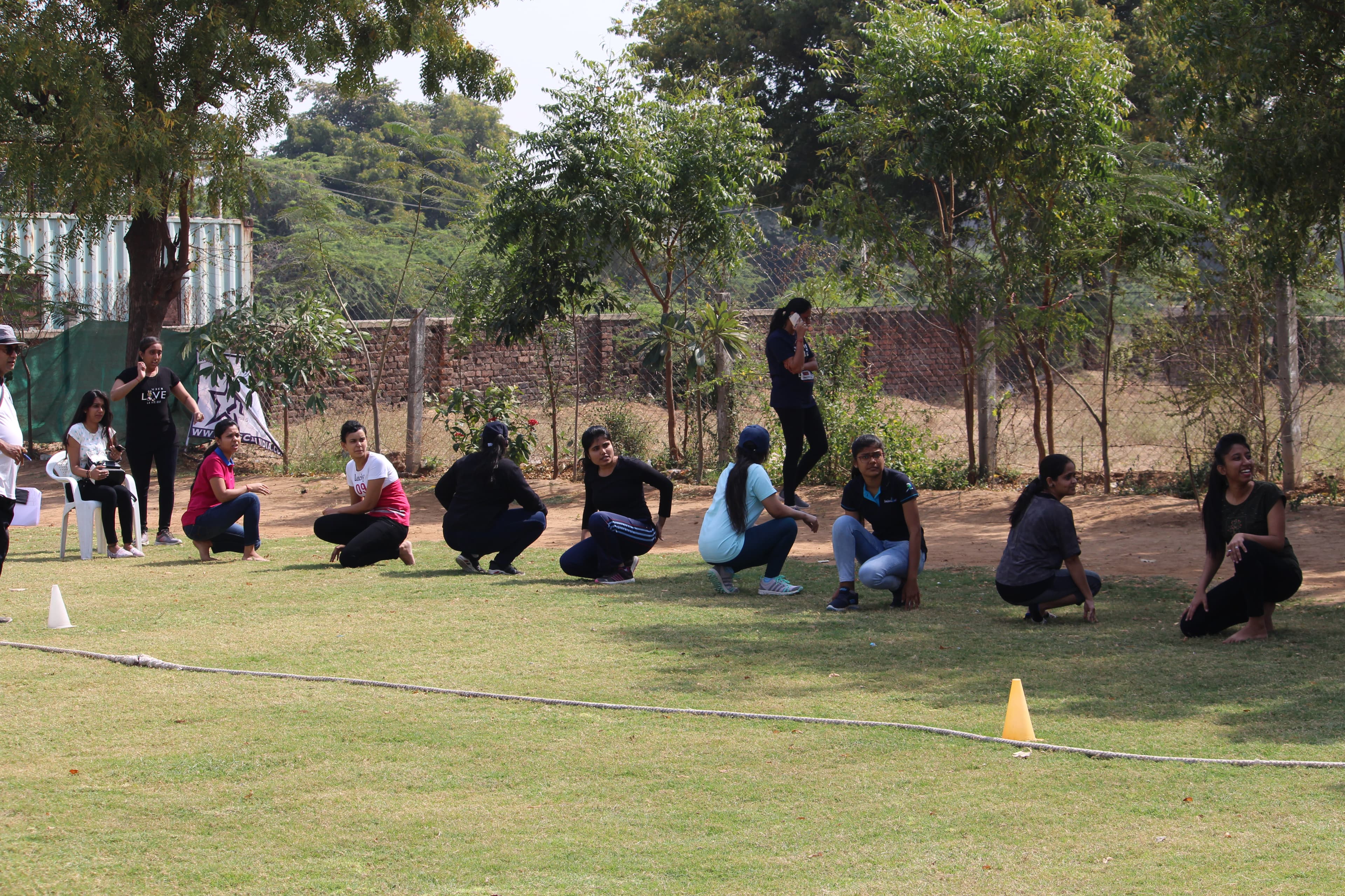 Woman Playing KhoKho