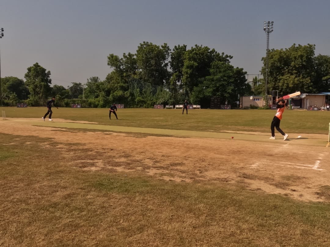 Batter in Action in Finale