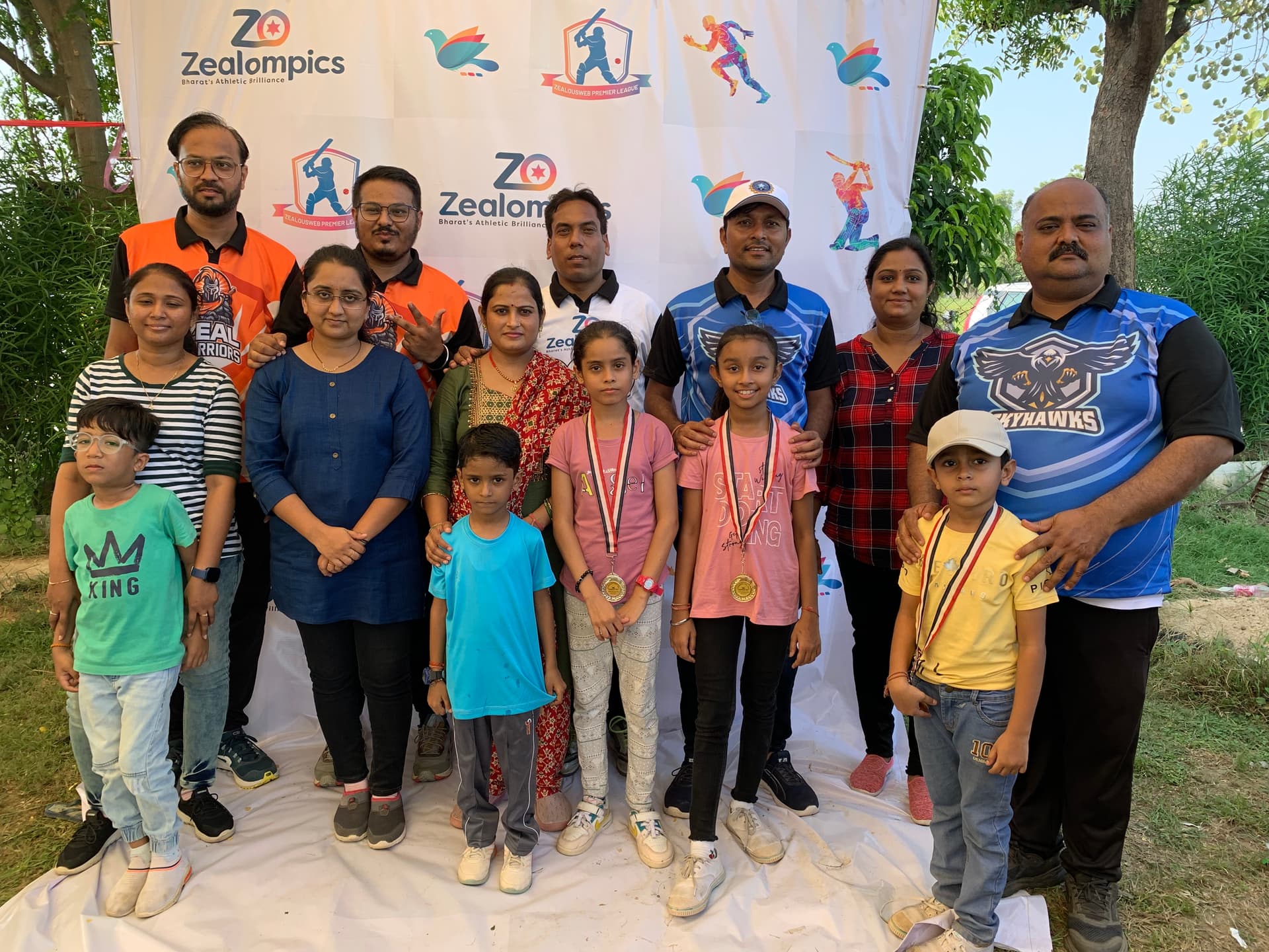 Families Having a Good Time