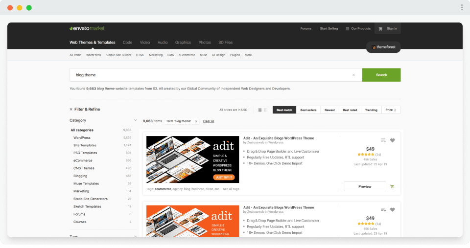 WordPress Blog Theme