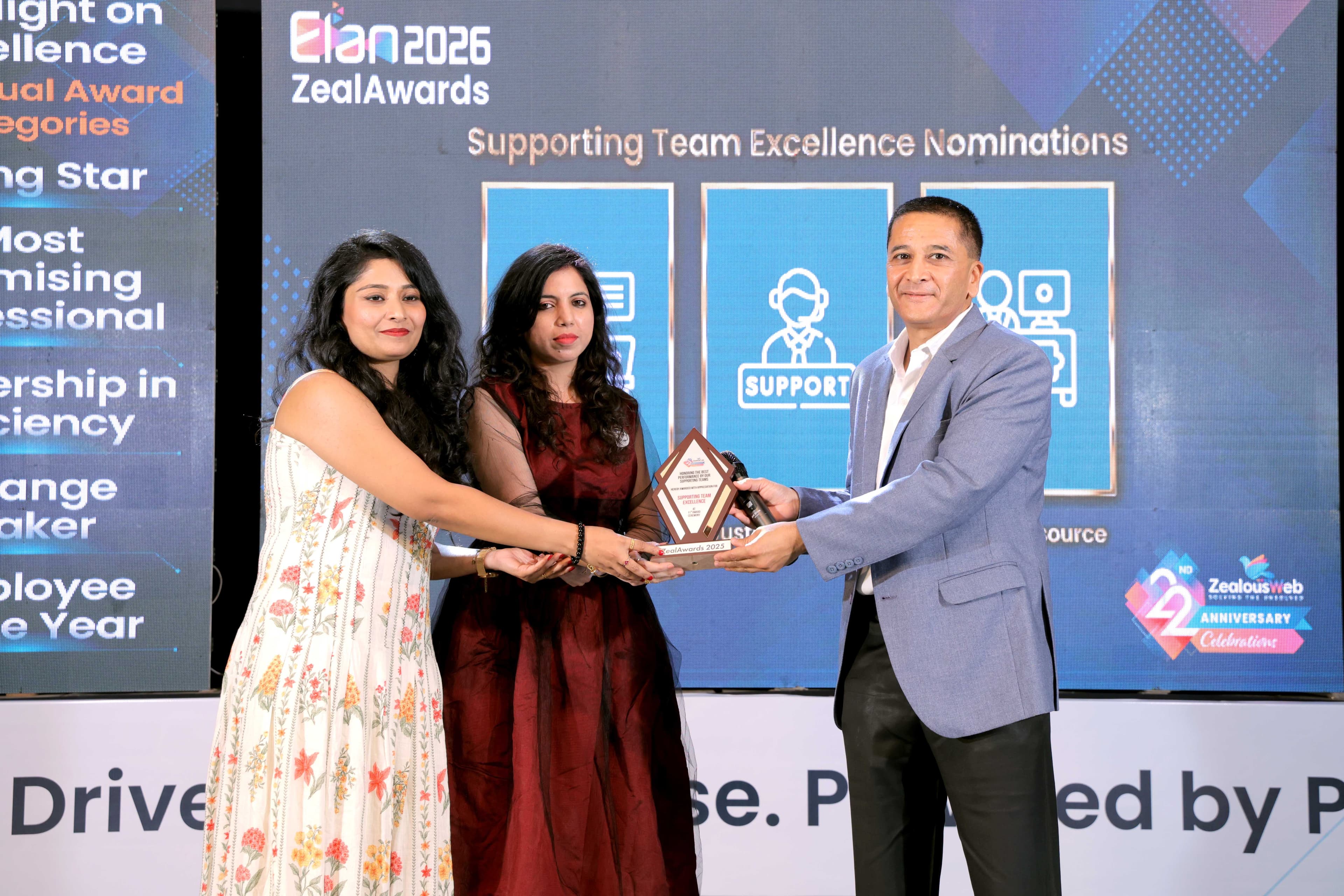 supporting team excellence award