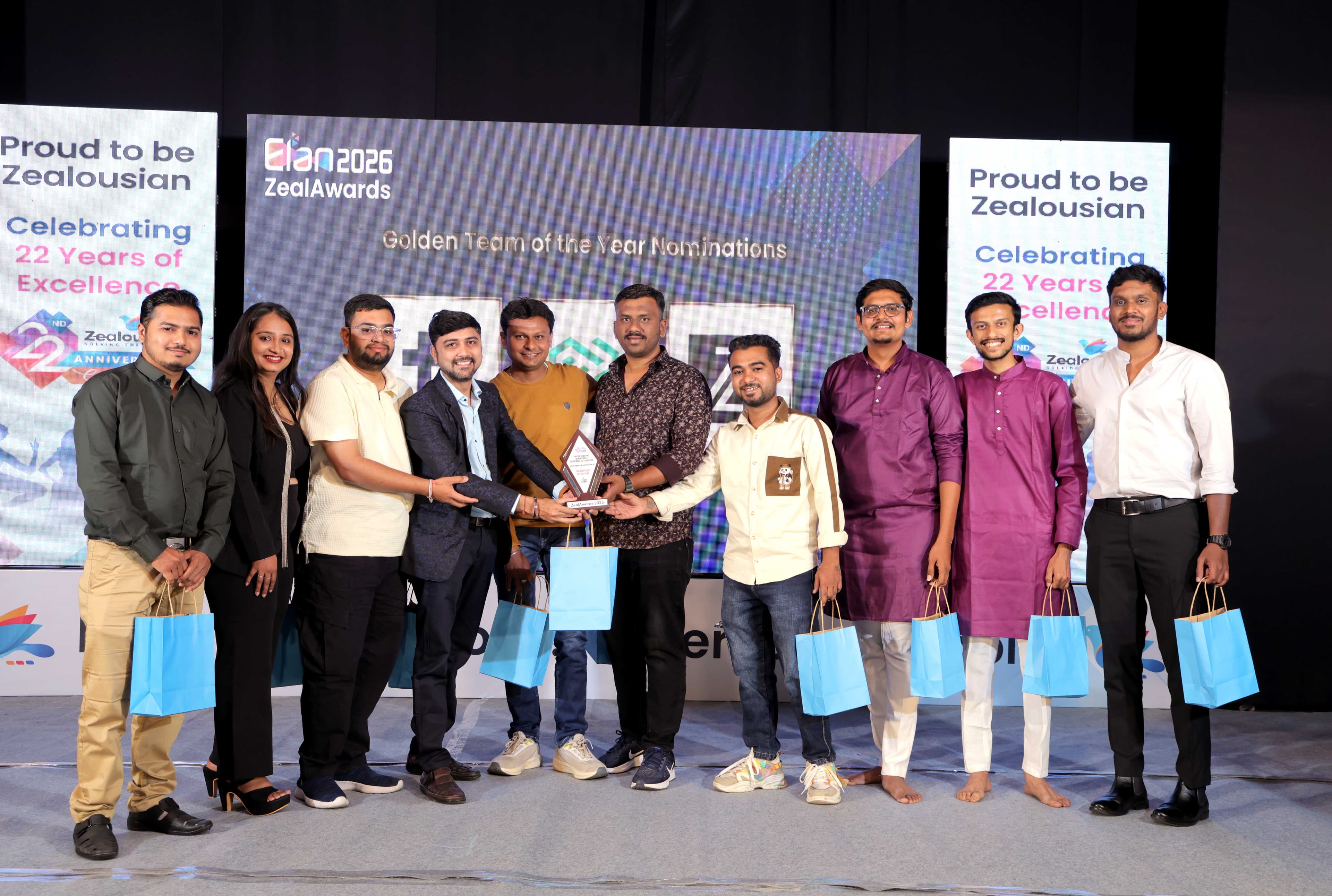 Golden team of the year award