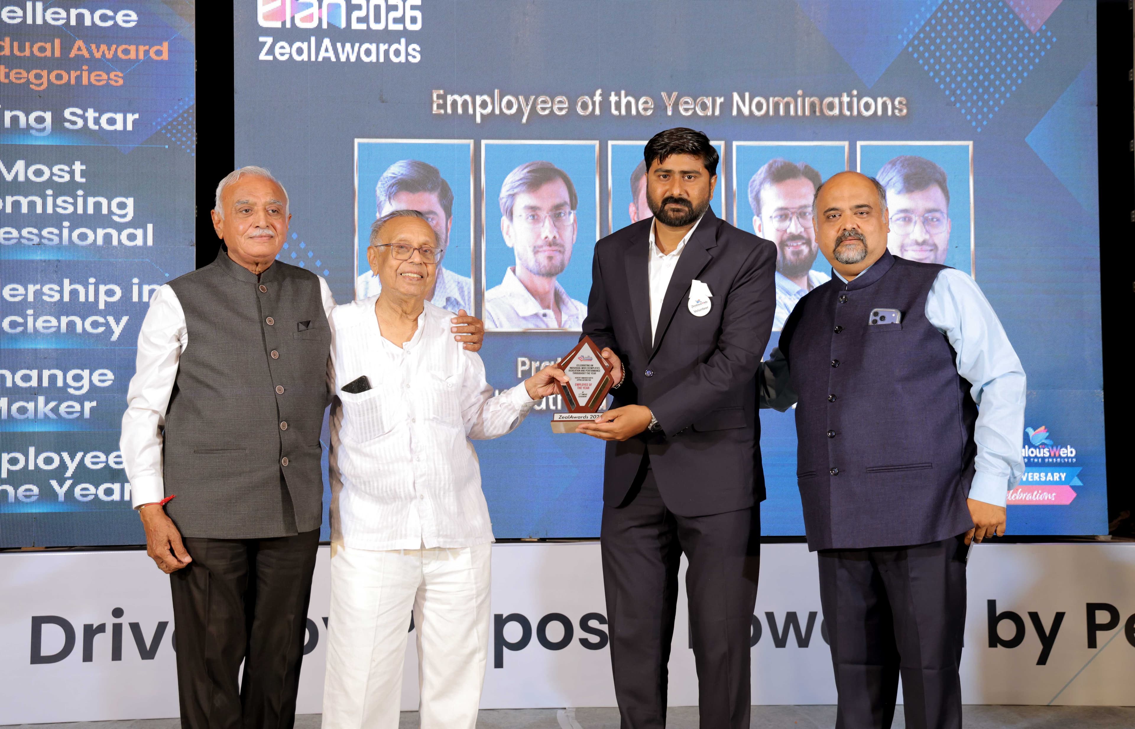 Employee of the year award