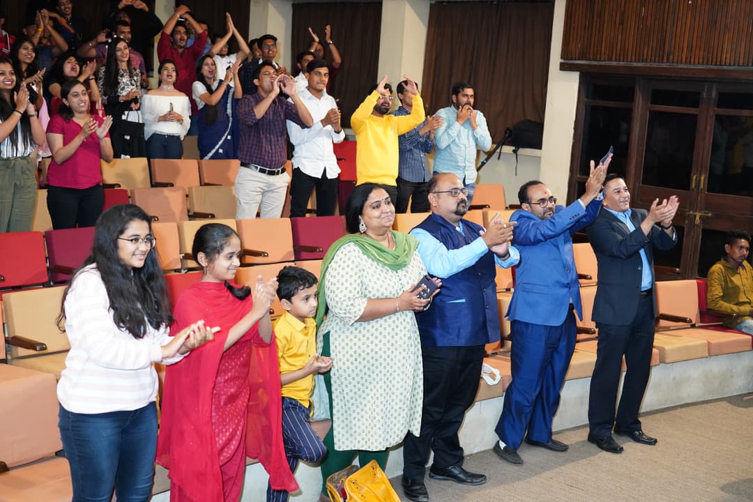 Applauding the performances