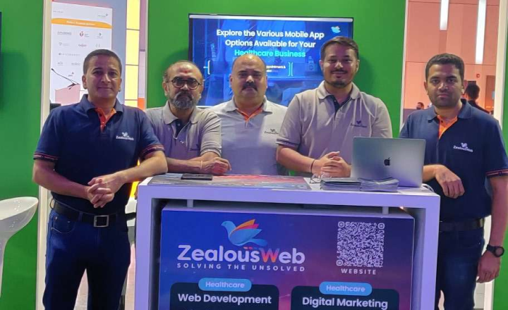 ZealousWeb Team Takes Center Stage: Showcasing Healthcare Excellence at Arab Health 2023