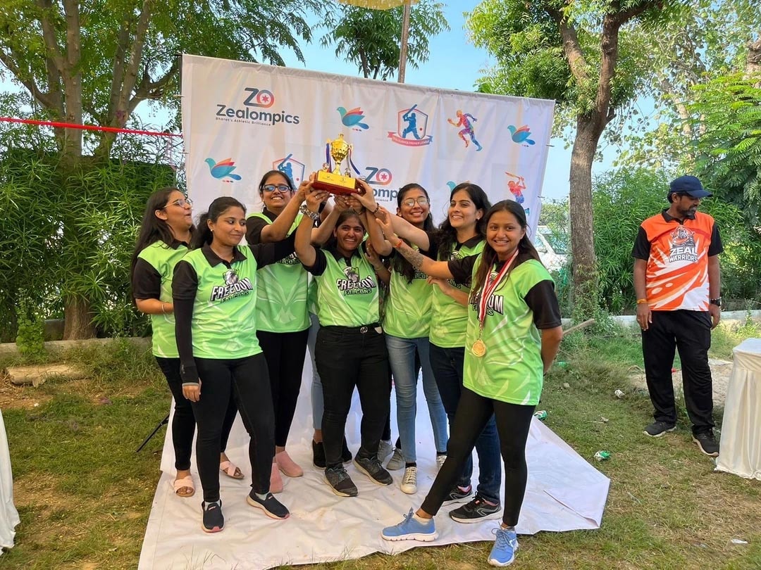 ZPL Women’s Winning Team with Trophy