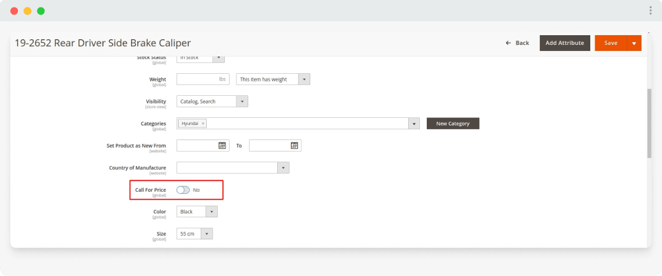 How TO Enable Call For Price from Magento Backend