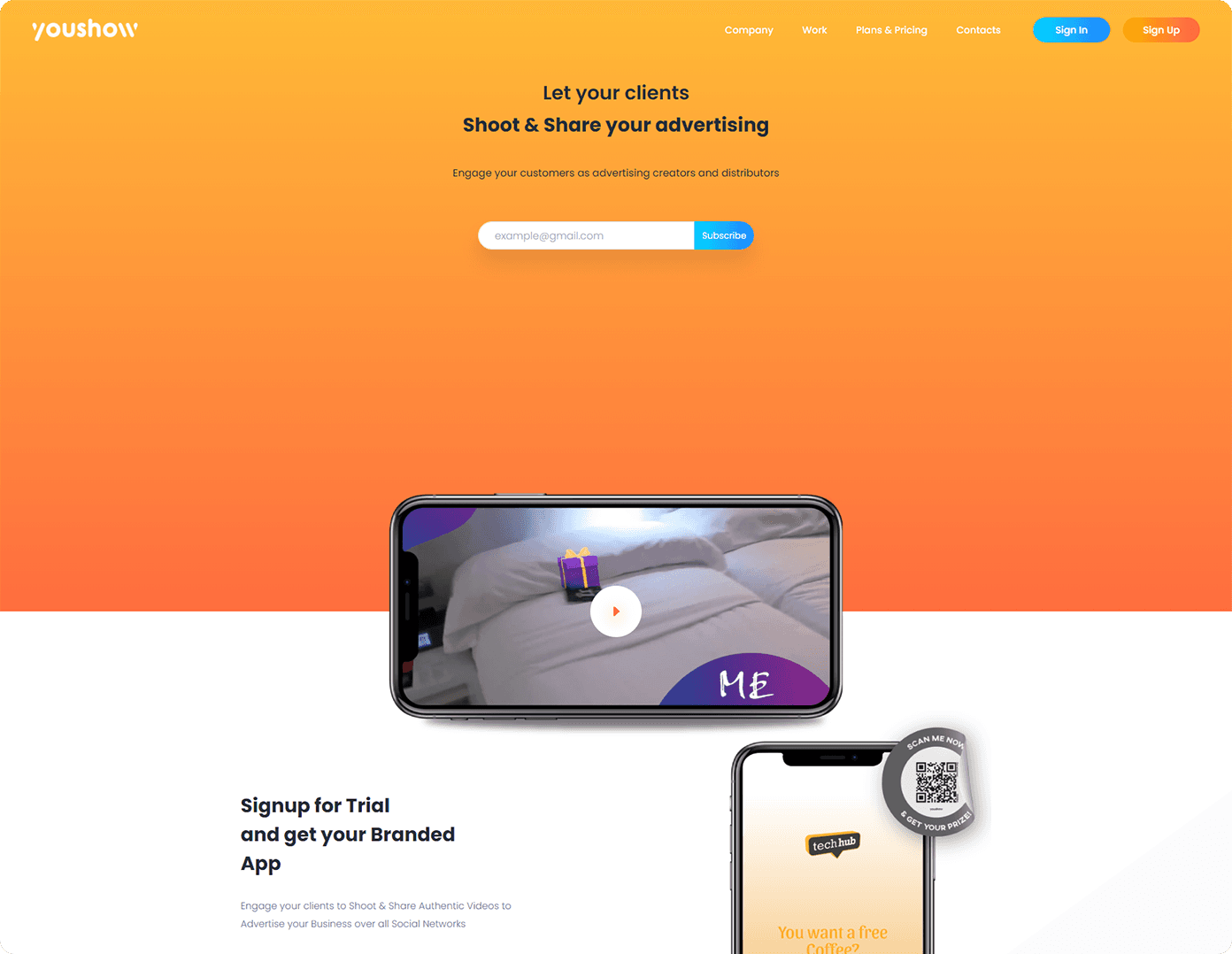 YouShow Product Page