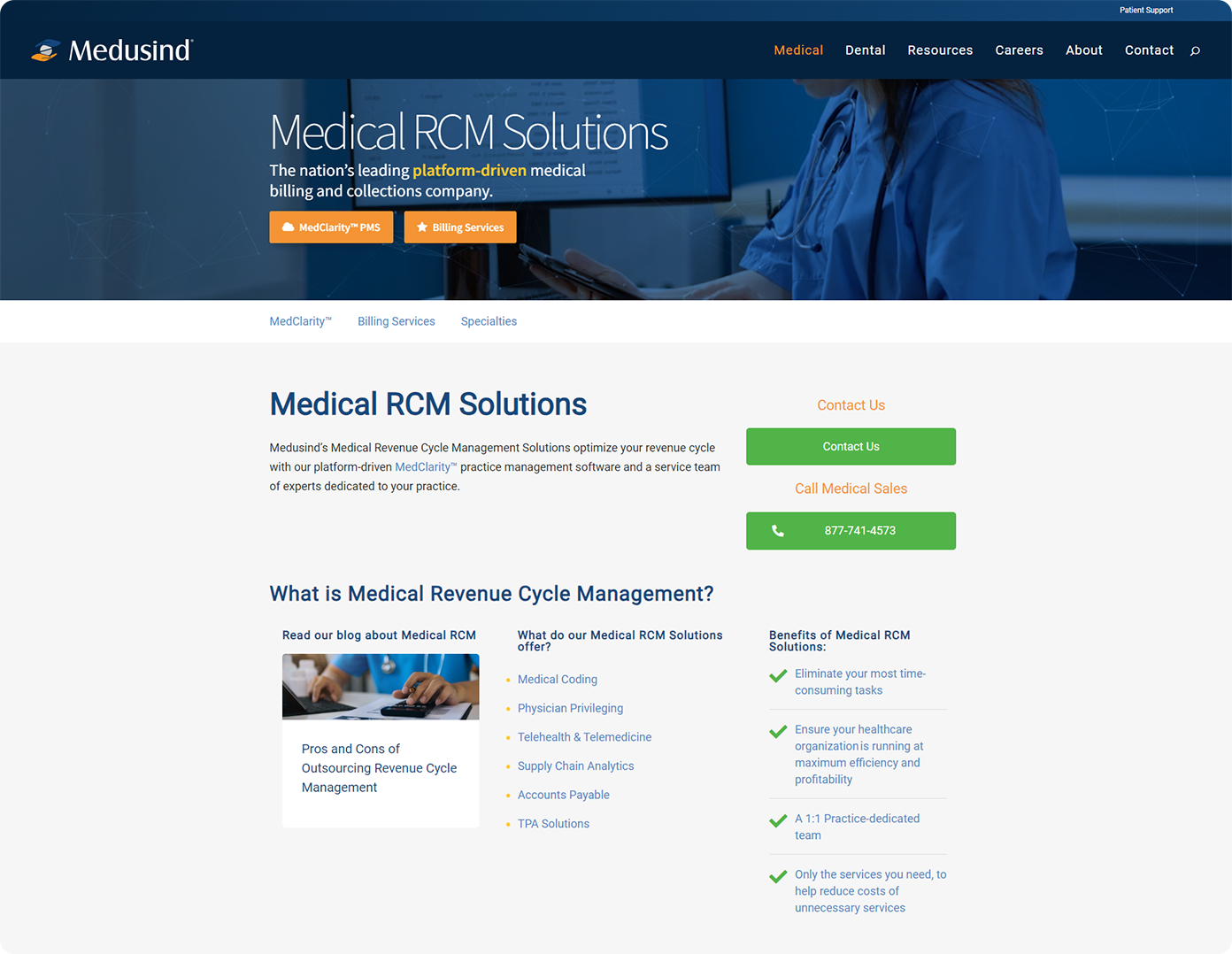 Medusind product page