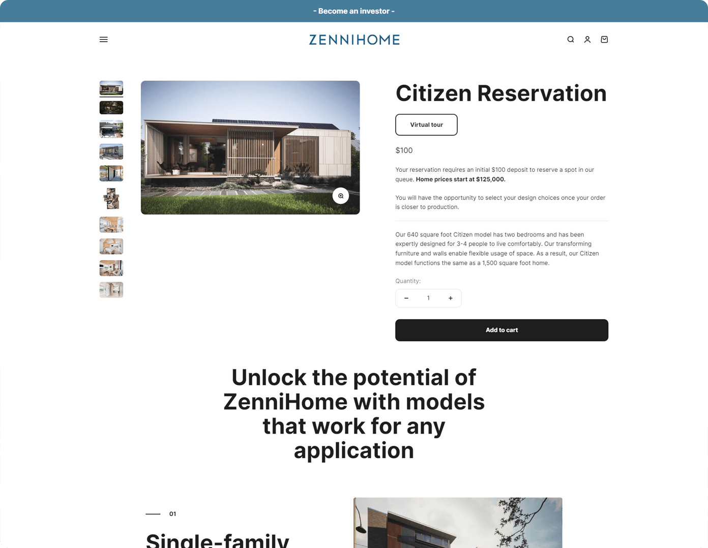 ZenniHome Product Page