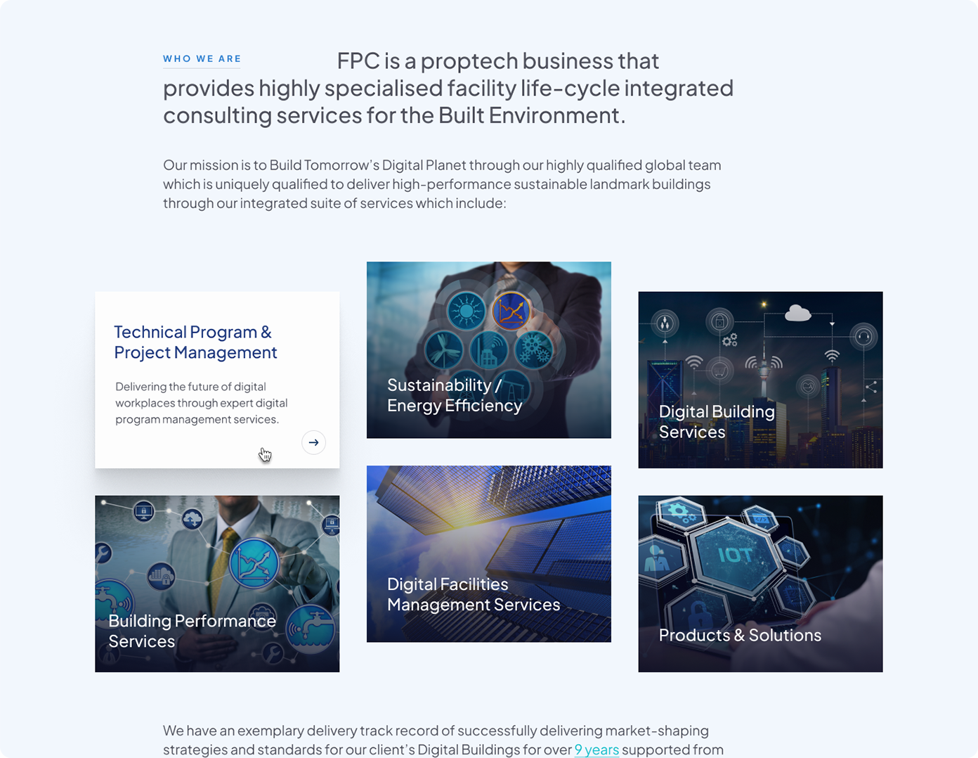 FPC Global Product page