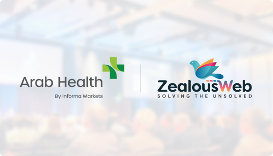 ZealousWeb at Arab Health 2023 Exhibition
