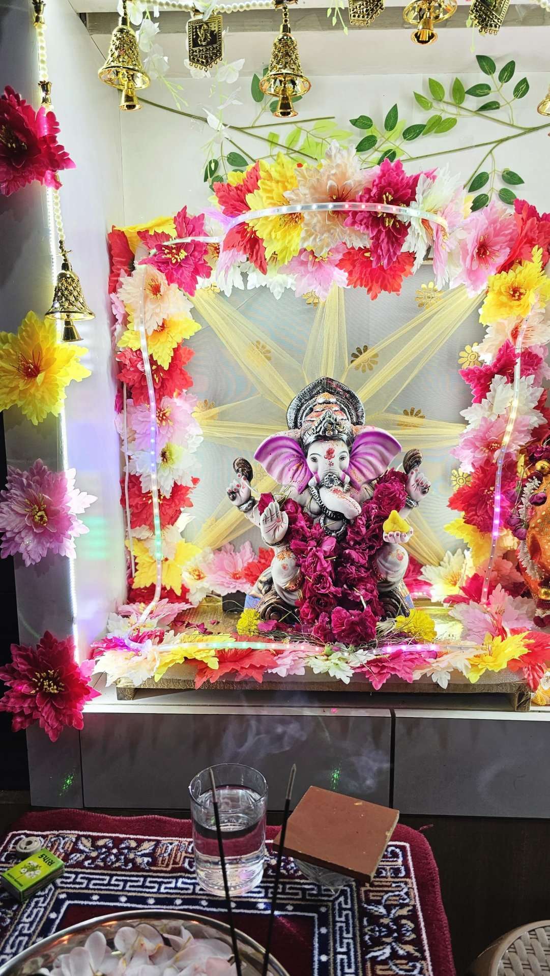 Ganpati Bappa First Day in ZealousWeb 2023.