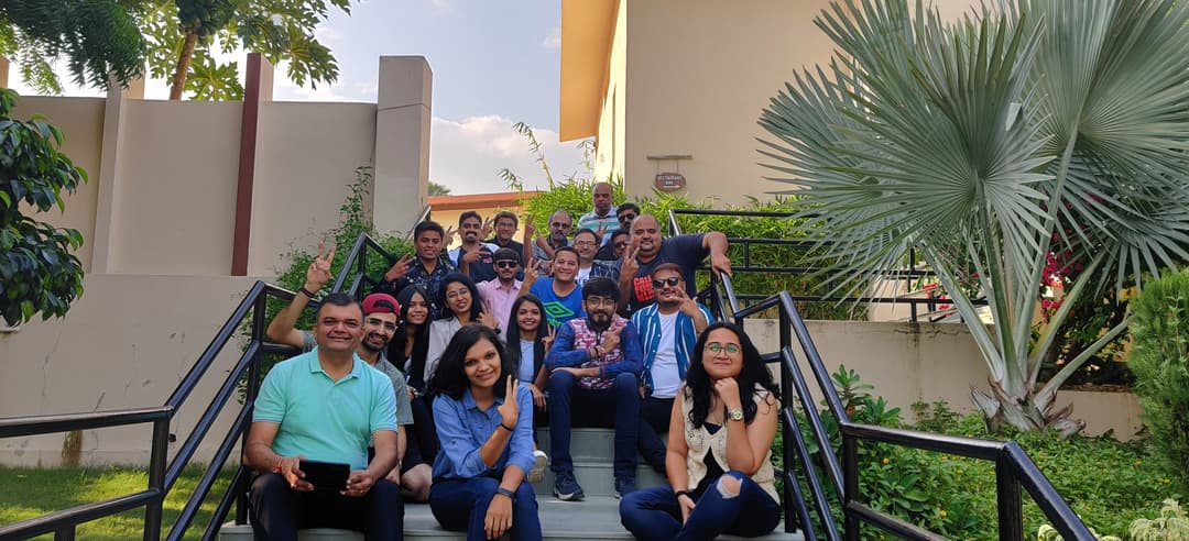 Group photo with Mr. Kandarp Bhatt