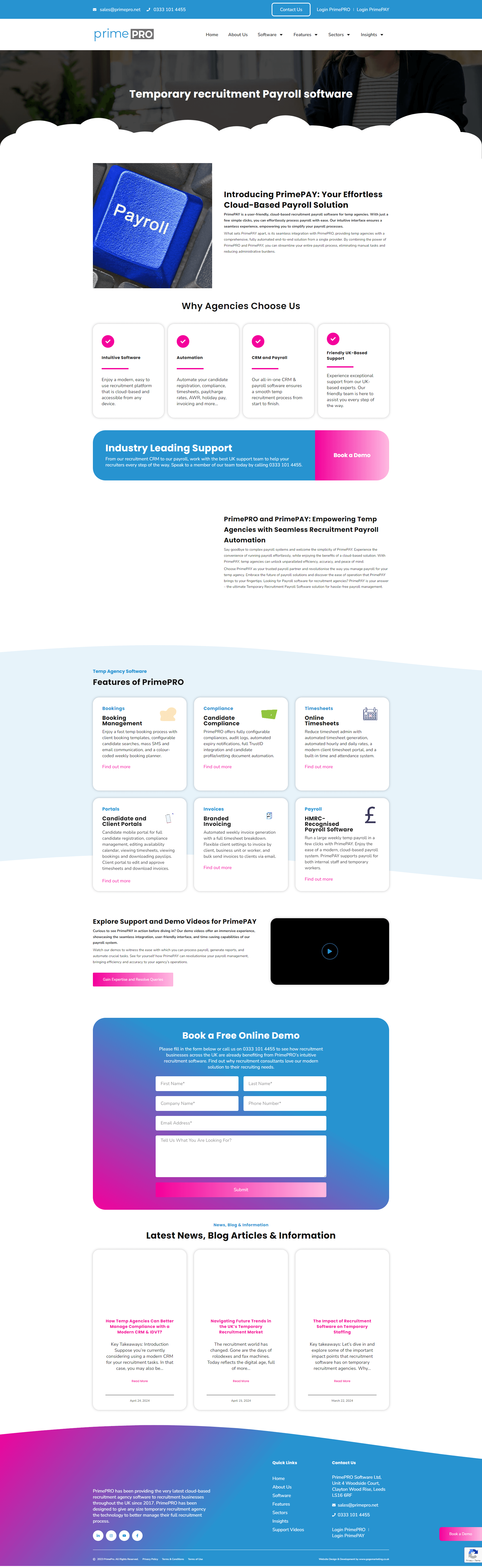 PrimePRO's Digital Presence