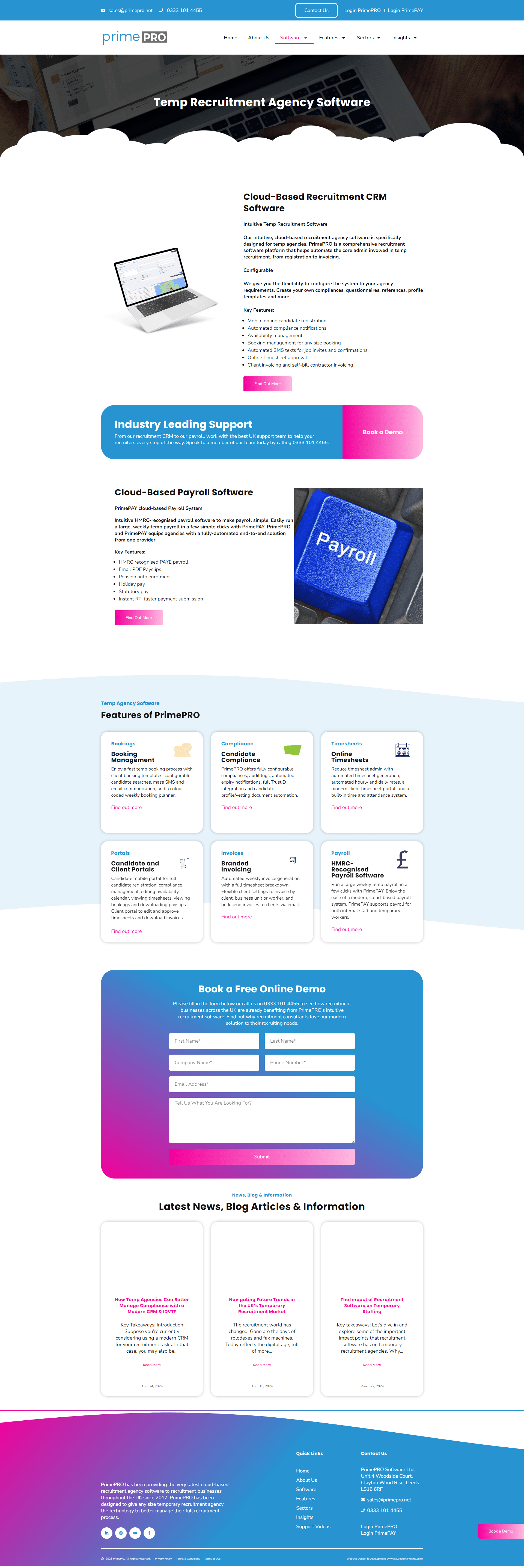 PrimePRO's Digital Presence