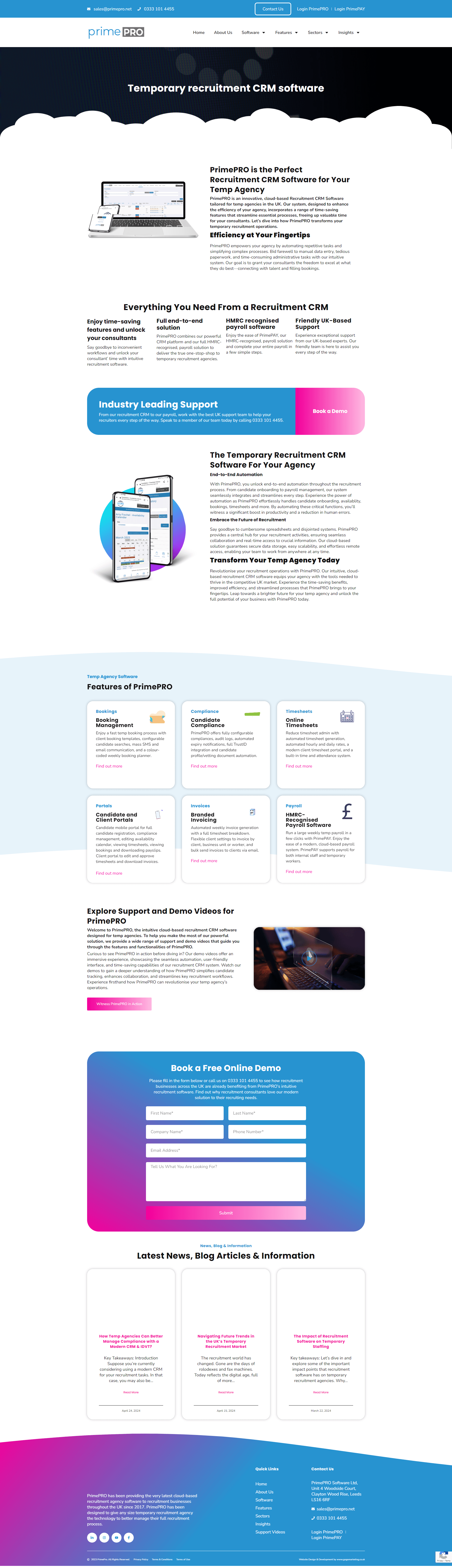 PrimePRO's Digital Presence