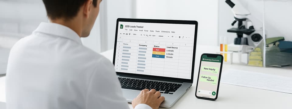 B2B lead management for labs
