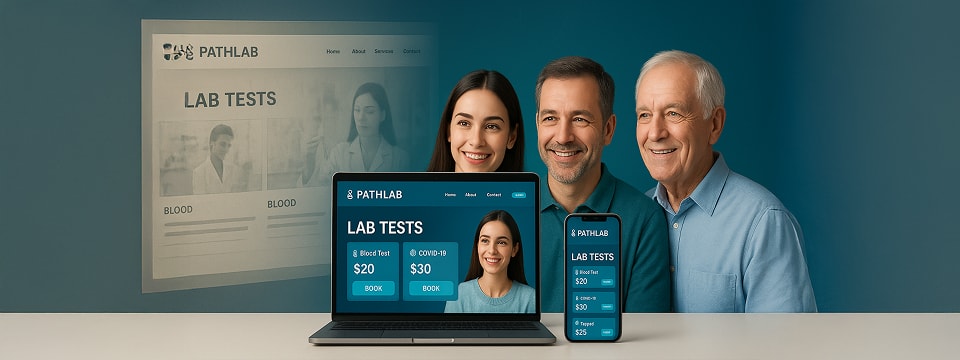 lab website design