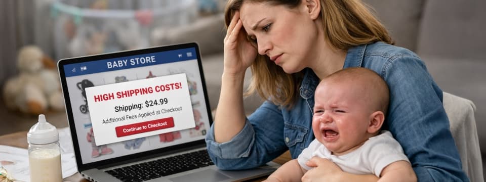 baby ecommerce cart abandonment