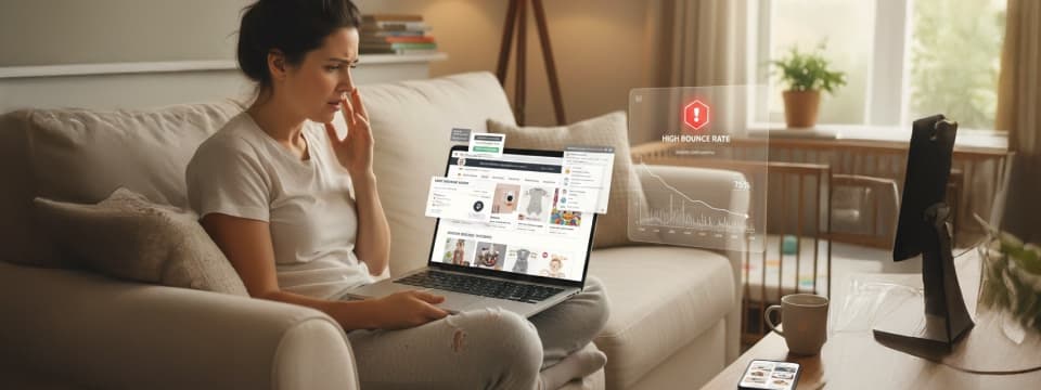 Bounce rate in baby eCommerce