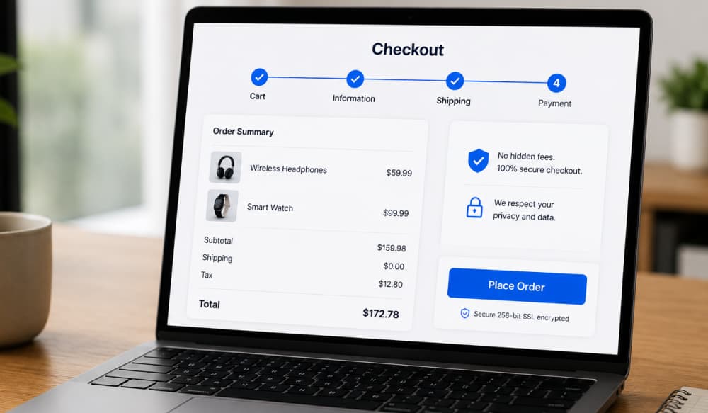 secure checkout
