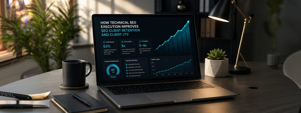 Technical SEO execution improves client retention