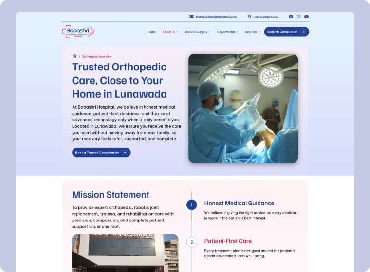 About Bapashri Hospital