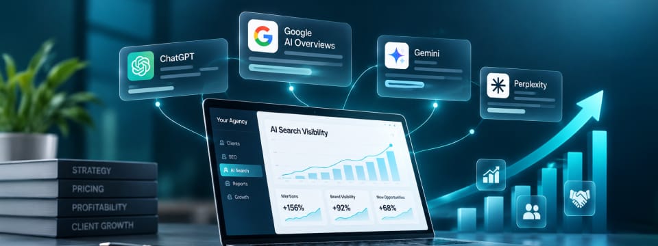 AI SEO AEO GEO services for agencies