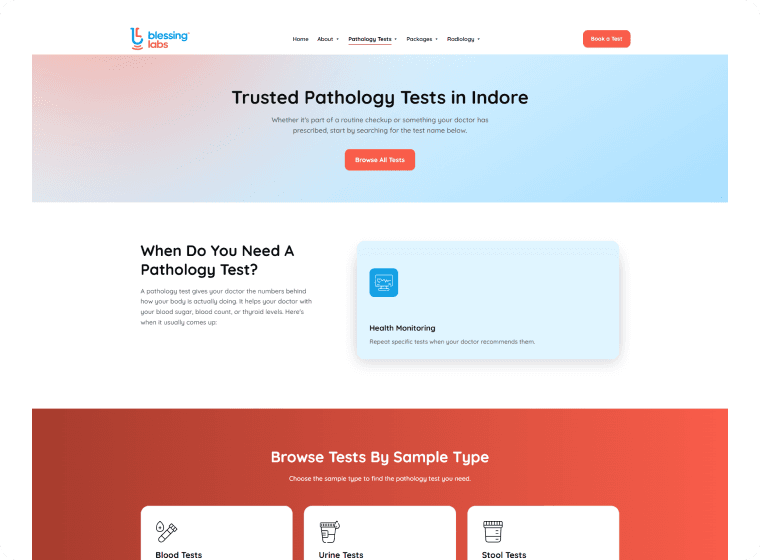 Pathology Tests Indore