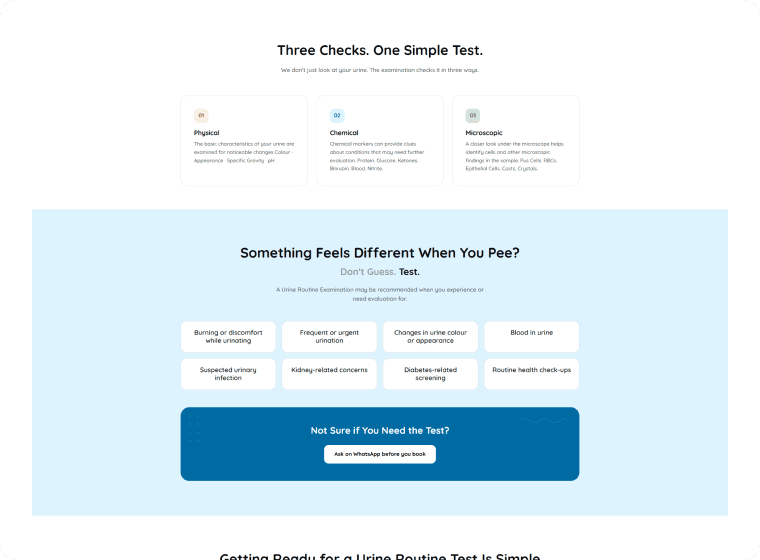 Urine Test Information